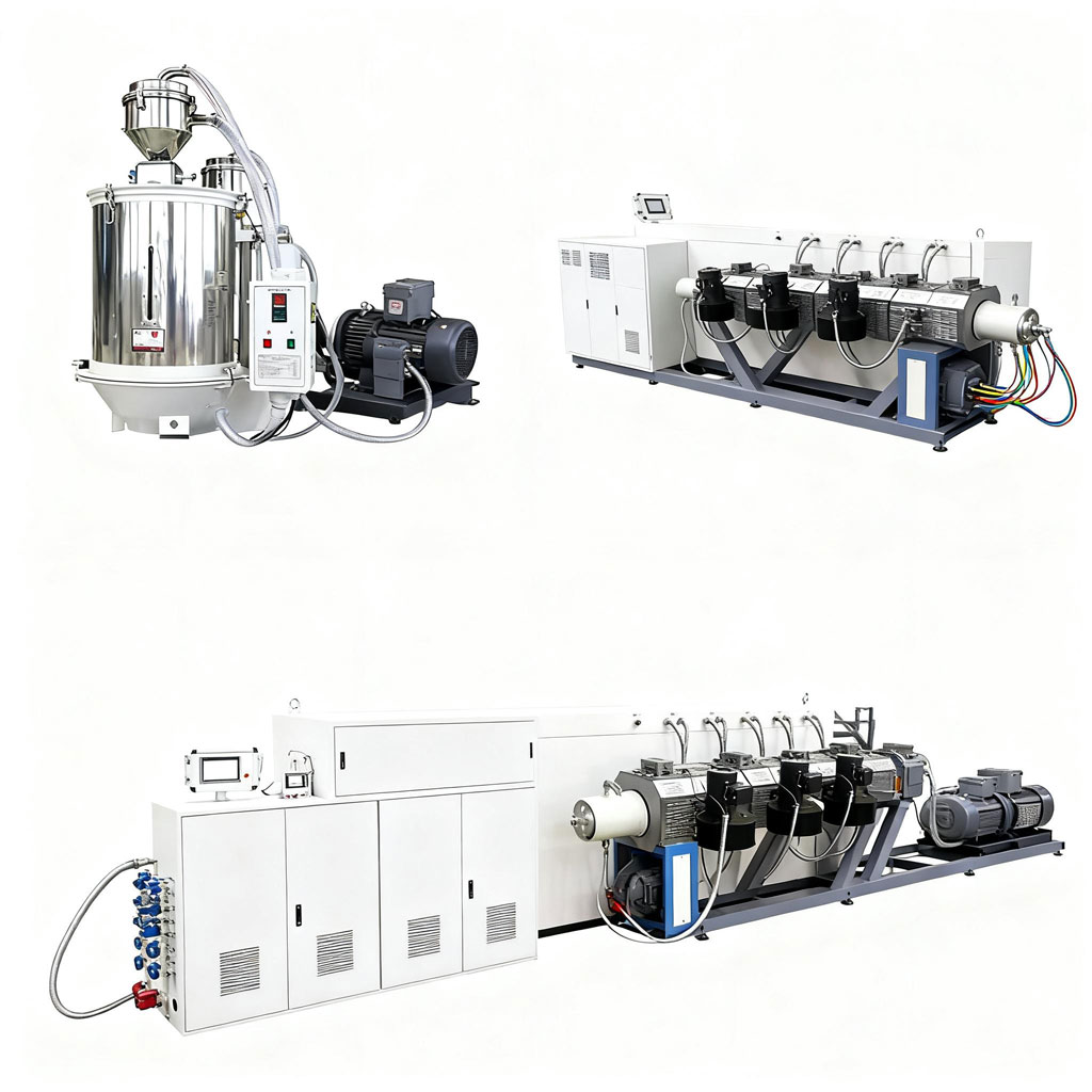 Plastic Synthetic Eyelash Filament Extrusion Line