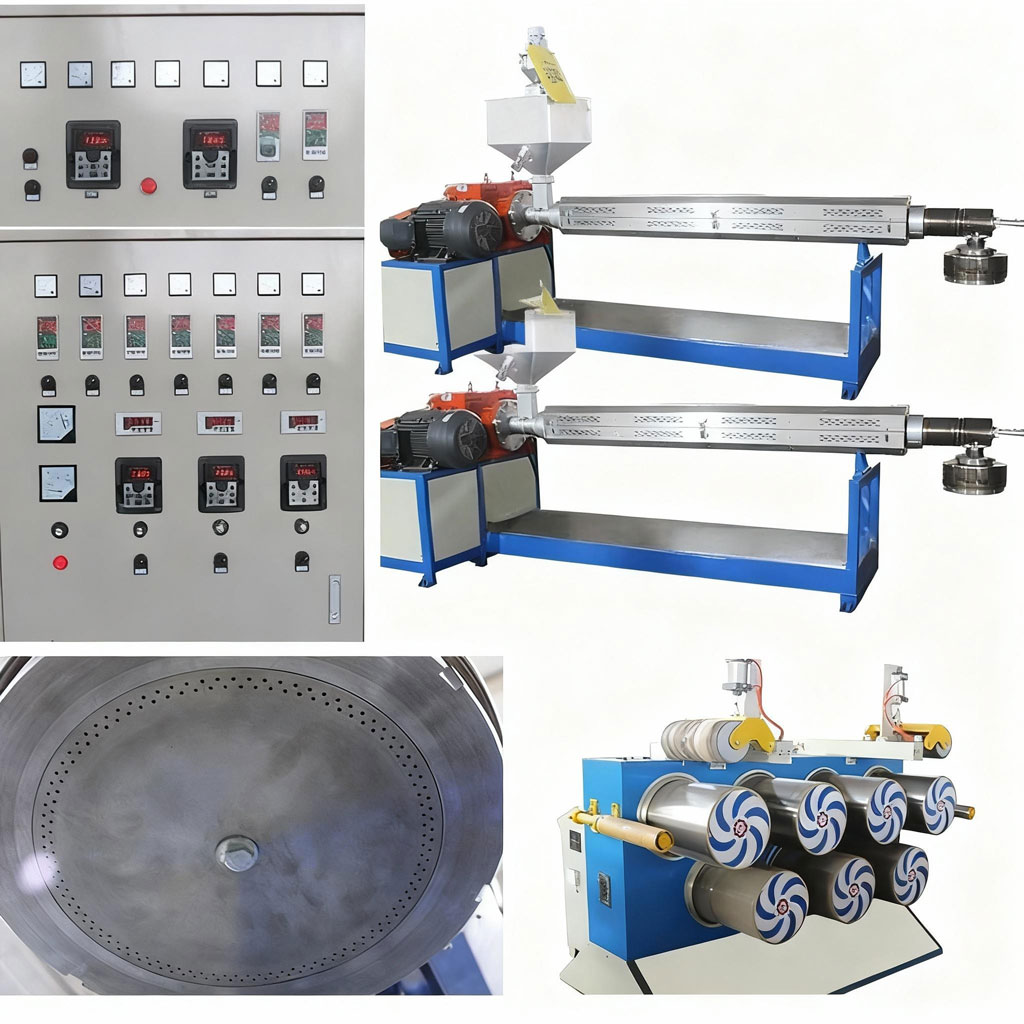 Plastic Synthetic Eyelash Filament Extrusion Line